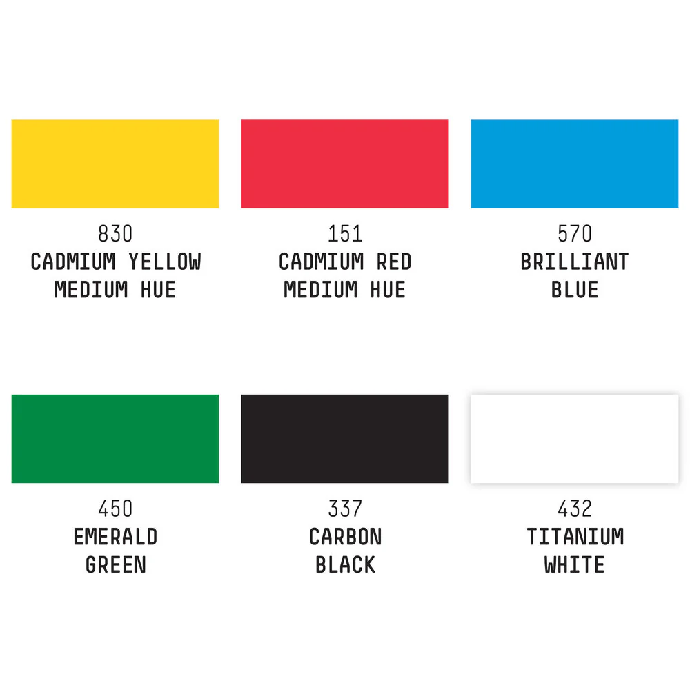 Acrylic Marker Set - 6x15mm - Classics - Image 3